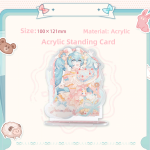 Vocaloid Hatsune Miku Sweet Dream Future Series Moeyu Miku Merch Badge Polaroid Acrylic Standing Pendant Delicate Accessories